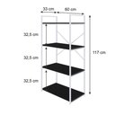 Ver imagem 4 de Estante c/04 Prateleiras Yon 60cm Est.Branca