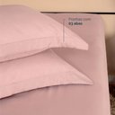Ver imagem 3 de Kit 2 Fronhas Slim com 3 Abas 50cm X 70cm Micropercal 200 Fios - Rose