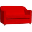 Ver imagem 1 de Namoradeira Decorativa para Sala Recepção Manicure Consultório Escritório Mila Suede