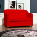 Ver imagem 2 de Namoradeira Decorativa para Sala Recepção Manicure Consultório Escritório Mila Suede