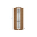 Ver imagem 3 de Módulo de Quarto Casal Closet Canto Oblíquo Rizon 1 Porta e 2 s Freijó/FendiOff - Novo Horizonte