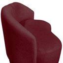 Ver imagem 6 de Namoradeira Decorativa Beatriz Orgânica Suede Marsala