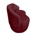 Ver imagem 4 de Namoradeira Decorativa Beatriz Orgânica Suede Marsala