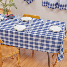 Toalha de Mesa Gourmet 8 Cadeiras:azul - 1
