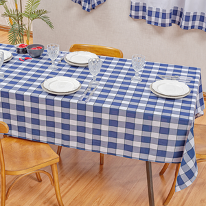 Toalha de Mesa Gourmet 8 Cadeiras:azul