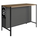 Ver imagem 1 de Mesa Bancada Gourmet Ilha Industrial Glenda Mel/grafite Z54 - Mpozenato
