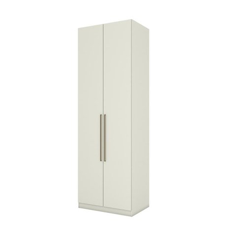 Guarda Roupa Seletto 02 Portas Cabideiro Areia Hp - Henn