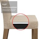 Ver mais imagens de Conjunto Sala de Jantar Tampo de Vidro 6 Cadeiras Rustic/Imperial Dália Madesa