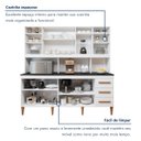 Ver imagem 6 de Kit de Cozinha Atenas 7 Portas 3 Gavetas - Kaiki Móveis Branco