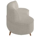 Ver imagem 6 de Sofá Chaise Living 2 Lugares 135cm para Sala Istambul K01 Bouclê Bege - Lyam Decor