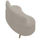 Ver imagem 7 de Sofá Chaise Living 2 Lugares 135cm para Sala Istambul K01 Bouclê Bege - Lyam Decor