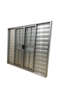 Ver imagem 4 de Veneziana 6 Folhas Aluminio Brilhante com Grade 1,00x1,20
