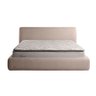 Cama com Cabeceira Pagani Queen Base no Chão Bouclê Bege G92 - Gran Belo - 7