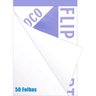 Bloco de Papel Serrilhado 50 Folhas 84 x 63 para Flip Chart - Romitec - 1