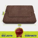 Ver imagem 3 de Sofá Cama Nômade 1,88m Xpand Tech Tecido Velourê Marrom Cama Inbox