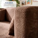 Ver imagem 4 de Sofá Cama Nômade 1,88m Xpand Tech Tecido Velourê Marrom Cama Inbox