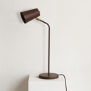 Ver imagem 1 de Luminária de Mesa Clara Marrom Corten Articulada E27 Lumim