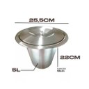 Ver imagem 5 de Lixeira Embutir Pia Cozinha Cesto 5 L Inox 304 Não Enferruja