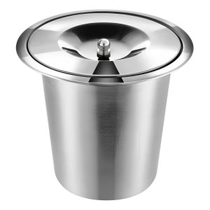 Lixeira Embutir Pia Cozinha Cesto 5 L Inox 304 Não Enferruja
