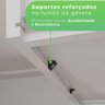 Armário para Cozinha 6 Portas 2 Gavetas Luna Top Imop Móveis Branco Neve - 3