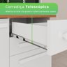 Armário para Cozinha 6 Portas 2 Gavetas Luna Top Imop Móveis Branco Neve - 9