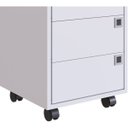 Ver imagem 4 de Kit 2 Gaveteiros para Escritório 4 Gavetas Ob001 Branco Pp Milani Store