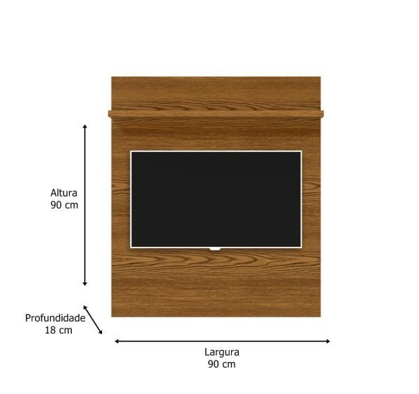 Painel para Tv Yan Cumarú - Patrimar Móveis - 4