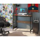 Ver imagem 4 de Escrivaninha Mesa Estilo Industrial Om001 Mel Preto Pp Milani Store