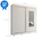 Ver imagem 1 de Guarda-Roupa Roupeiro Panan Ilheus 2 Portas 3 Gavetas com Espelho