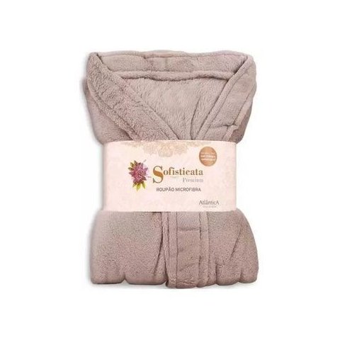 Roupão Atlântica Microfibra Kimono Nevoa