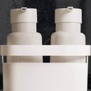 Ver imagem 2 de Kit 2 Dispensers 500ml Sabonete Líquido Sabão Organizador para Pia Cozinha