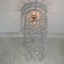Ver mais imagens de Lustre Cristal Acrílico Lustre Decorar Corredor Quarto Banheiro Design Moderno 17x32cm