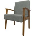 Ver imagem 5 de Kit 2 Poltrona Decorativa Sala Estar Jade Veludo Cinza