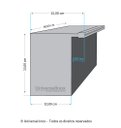 Ver imagem 1 de Cascata Embutir 60 Cm Lamina Curta