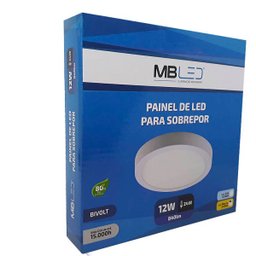 Plafon de LED Sobrepor 12W 3000K Redondo - 2