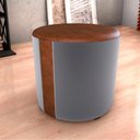 Ver imagem 2 de Puff Banqueta Redondo Luxo Copenhage Matrix