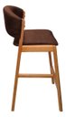 Ver mais imagens de Kit 02 Banquetas Alta com Encosto Madeira Charmy Courissimo:Courissimo/Whisky