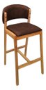 Ver imagem 7 de Kit 02 Banquetas Alta com Encosto Madeira Charmy Courissimo:Courissimo/Whisky