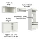 Ver imagem 5 de Armário de Cozinha Completa 260cm Branco Topazio Madesa 01