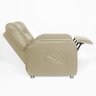Poltrona Do Papai Reclinável Madri Courino Bege - 5