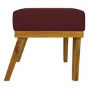 Ver imagem 7 de Kit 2 Puffs Decorativos para Sala Firenze Retangular Tecido Sintético