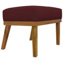 Ver mais imagens de Kit 2 Puffs Decorativos para Sala Firenze Retangular Tecido Sintético