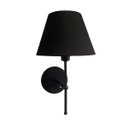 Ver imagem 5 de Kit 2 Arandelas de Parede Clássica com Interruptor e Cúpula Preto Ref 19 Decoração Casa Sala Quarto