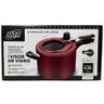 Panela de Pressão Antiaderente Cor Vermelho 4,5l C/visor Mta Cor Cereja - 15