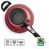Panela de Pressão Antiaderente Cor Vermelho 4,5l C/visor Mta Cor Cereja - 11