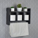 Ver imagem 1 de Nicho Toalheiro Preto 45 x 30cm para Banheiro