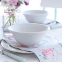 Ver imagem 3 de Prato de Sobremesa Germer Porcelana 20cm Branco Relevo Cottage Avulso Redondo