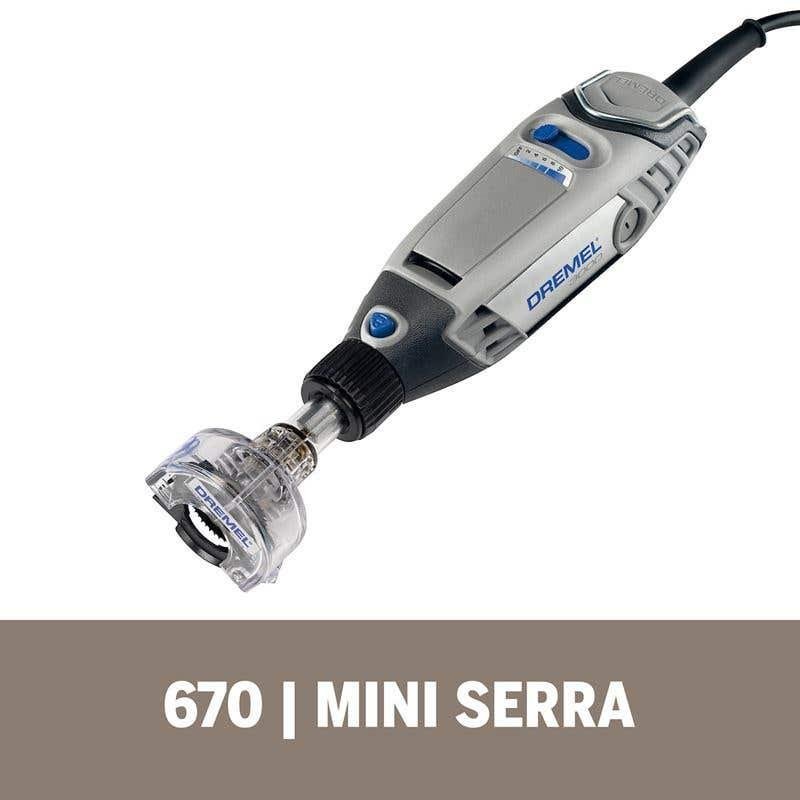 Retífica DREMEL 4000 com Guia Mini Serra 670 e Disco 546 -110V - 5