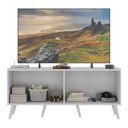 Ver imagem 2 de Rack Retrô para Tv até 50 Polegadas com 4 Portas Multimóveis Mp1071 Branco