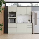 Ver imagem 1 de Cozinha Compacta 100% MDF com Torre Quente 2 Fornos Fineze